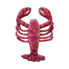 MEGAN Cyclamen Lobster on Silk Velvet Objet d'Art Anke Drechsel