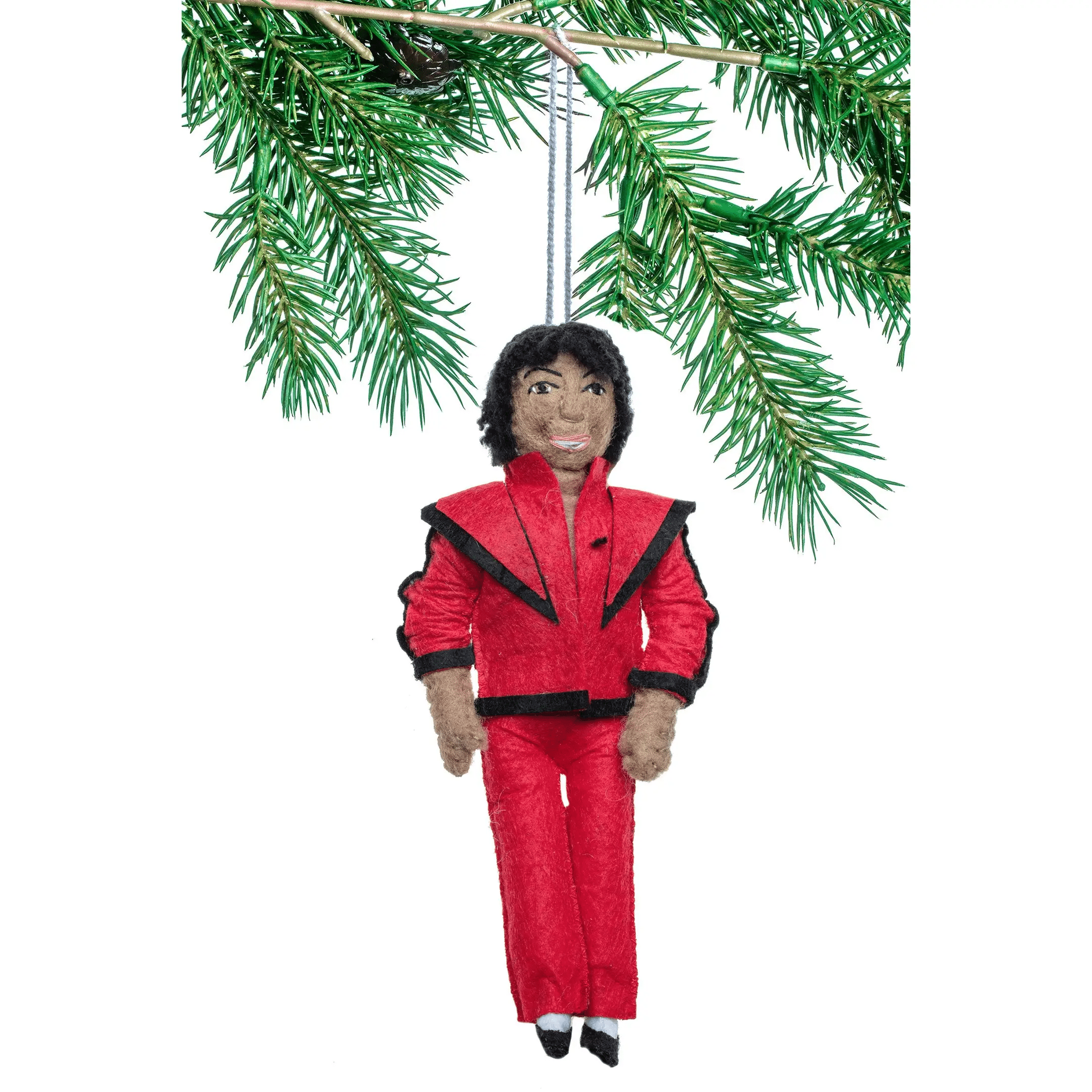 "Michael Jackson Thriller" Felt Ornament Holiday Ornaments Silk Road Bazaar
