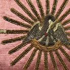 Mid 19th C. Ecclesiastic Metallic Silver and Gold Embroidery (#A040424 | 19x 19") New Pillows B. Viz Design