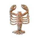 Miranda Pink Quartz Lobster on Silk Velvet Objet d'Art Anke Drechsel