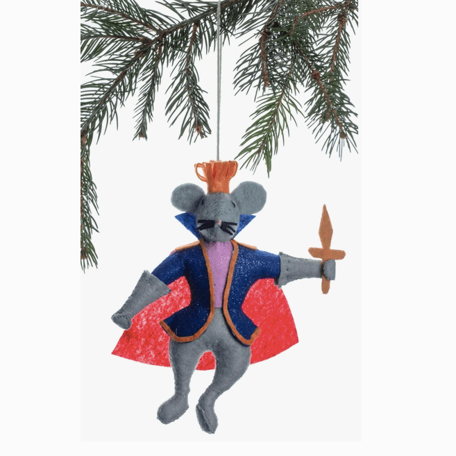 "Mouse King" Felt Ornament Holiday Ornaments Silk Road Bazaar 