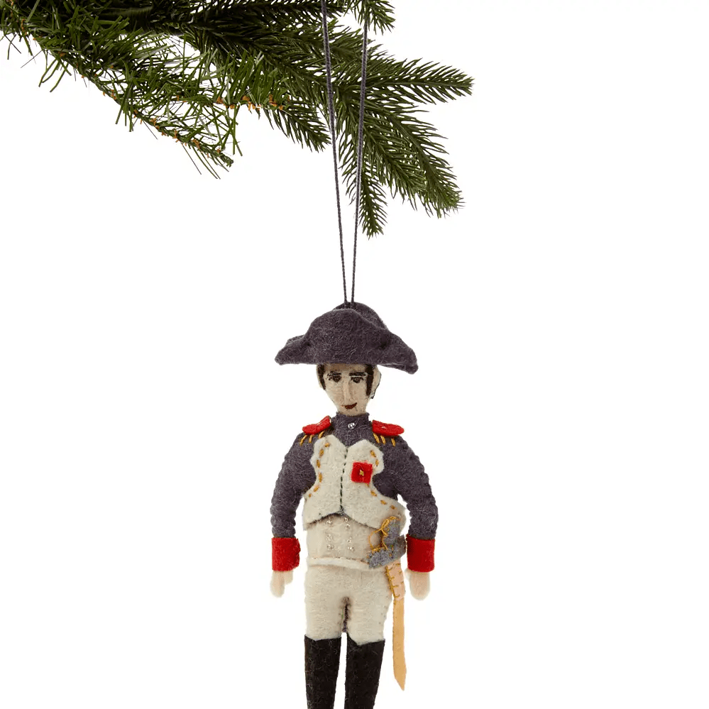 "Napoleon" Felt Ornament Holiday Ornaments Silk Road Bazar