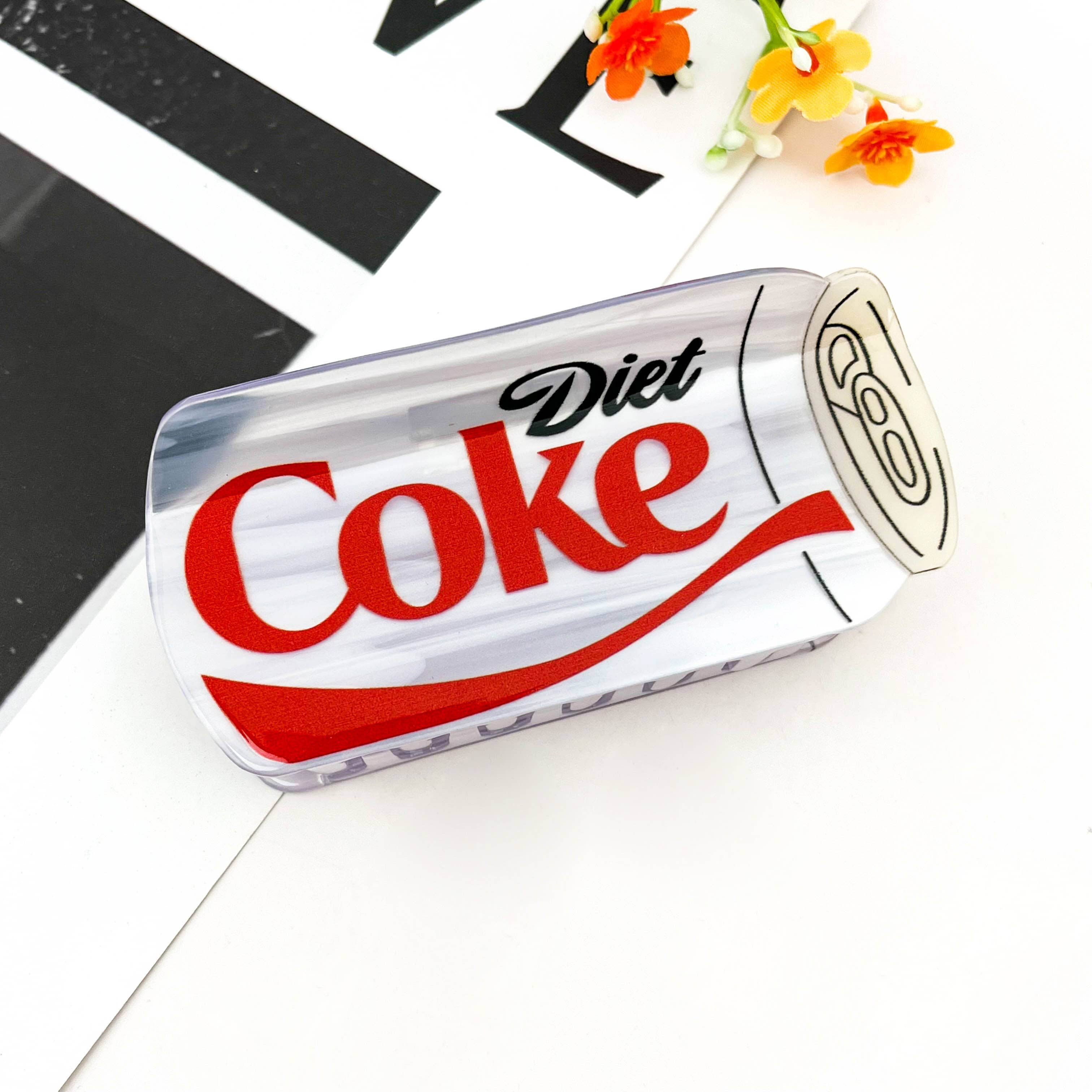 No-Sugar Cola Can Hair Claw – Fun Soda Style: Red mildstyles