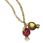 Pearl Necklace with Hand Crafted Pomegranate Pendant Necklace Eyup Gunduz A | #8367