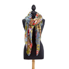 Poppies and Peacocks Scarf Scarf Two's Company