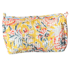 Quilted Block Print Toiletry Bag | 5 x 3 x 3 Bag KKhandicrafts75 I