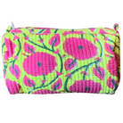 Quilted Block Print Toiletry Bag | 5 x 3 x 3 Bag KKhandicrafts75 T