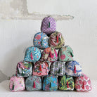 Quilted Block Print Toiletry Bag | 6 x 4 x 4 Bag KKhandicrafts75