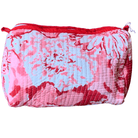 Quilted Block Print Toiletry Bag | 6 x 4 x 4 Bag KKhandicrafts75 E