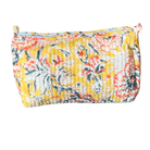 Quilted Block Print Toiletry Bag | 6 x 4 x 4 Bag KKhandicrafts75 I