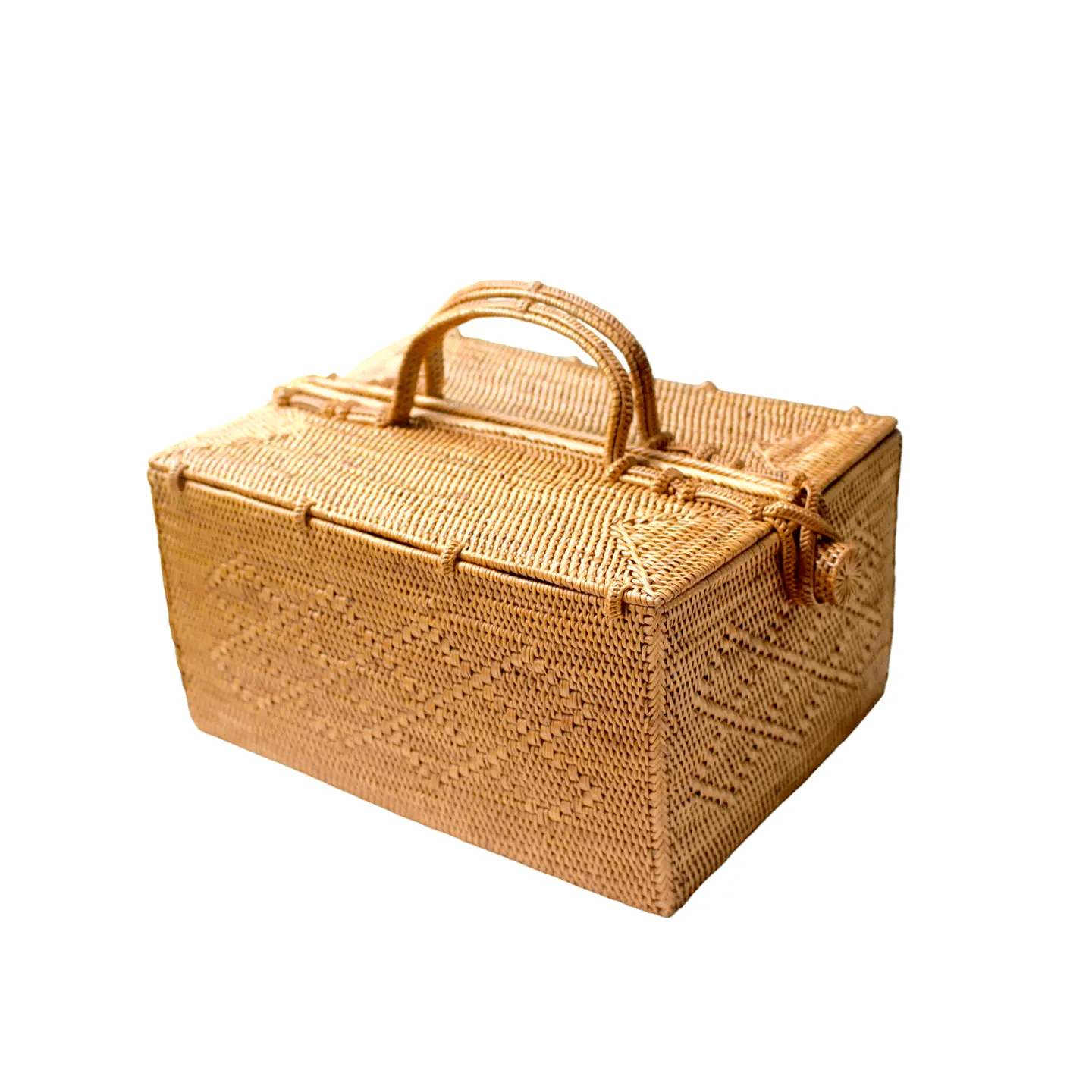 Rattan Picnic Basket Picnic Basket The Artisan and Company