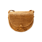 Rattan Saddle Messenger Crossbody Bag Handbag The Artisan and Company