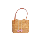 Rattan Shoulder Basket Tote Bag Tote The Artisan and Company