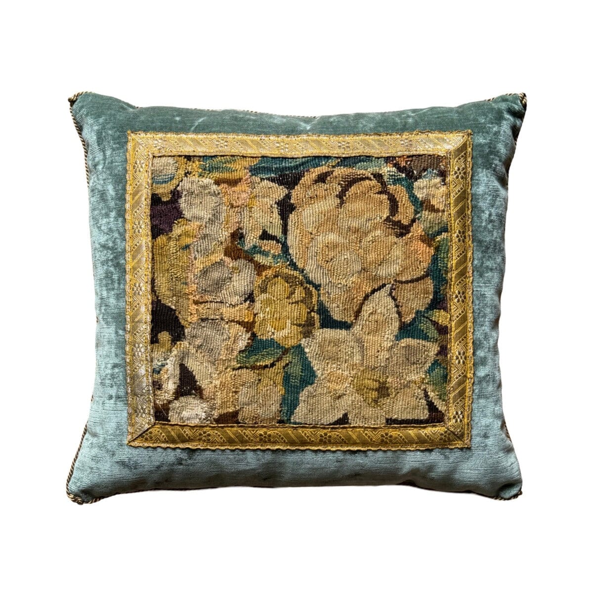 RESERVED: 17th C. Tapestry Fragment (T132223 | 16 x 18") New Pillows B. Viz Design