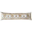RESERVED: 1920s European Gold Metallic Embroidery (#E022924 | 13 x 46") New Pillows B. Viz Design
