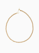 Rolo Chain Necklace, Antique Gold, 16", 3mm Necklace Fallen Aristocrat