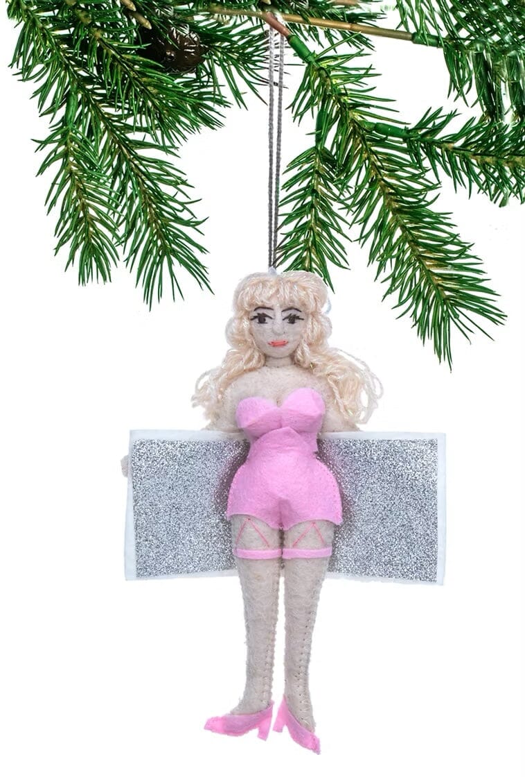 "Sabrina Carpenter" Felt Ornament Holiday Ornaments Silk Road Bazaar