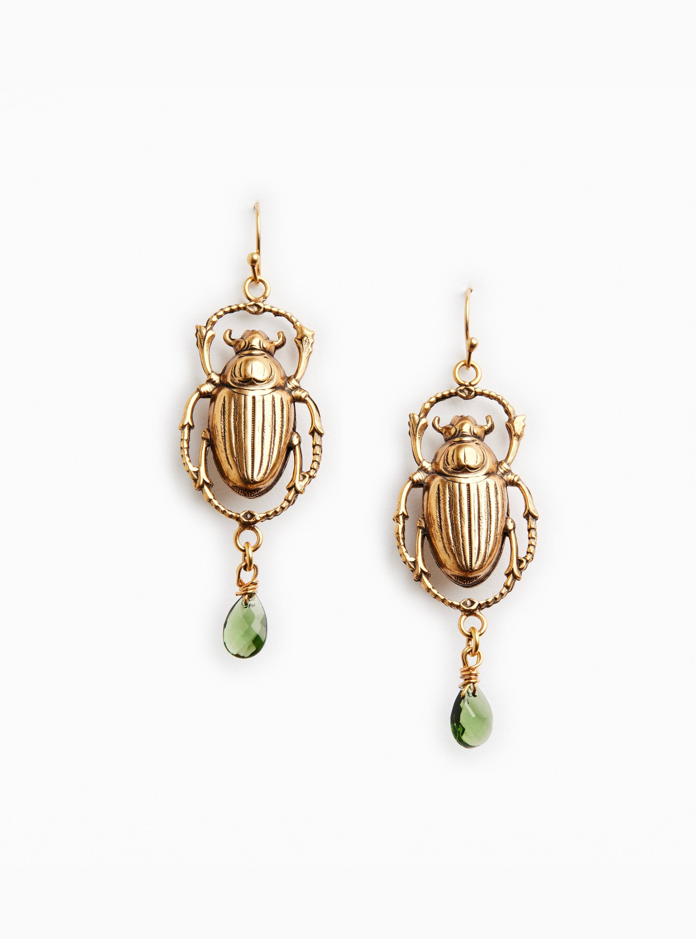 Scarab Earrings Fallen Aristocrat