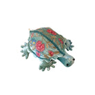 Shaded Lagoon Handmade Embroidered Mini Turtle Art Anke Drechsel