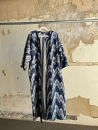 Silk Ikat Chapan from Uzbekistan (#7896) Coat Fergana Aziz