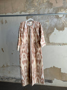Silk Ikat Chapan from Uzbekistan (#7901) Coat Fergana Aziz