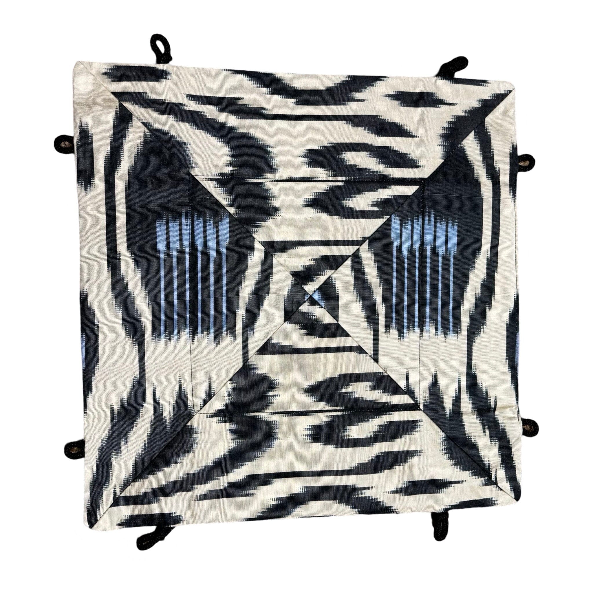 Silk Ikat Trinket Tray from Uzbekistan Trinket Tray Fergana Aziz Tray T