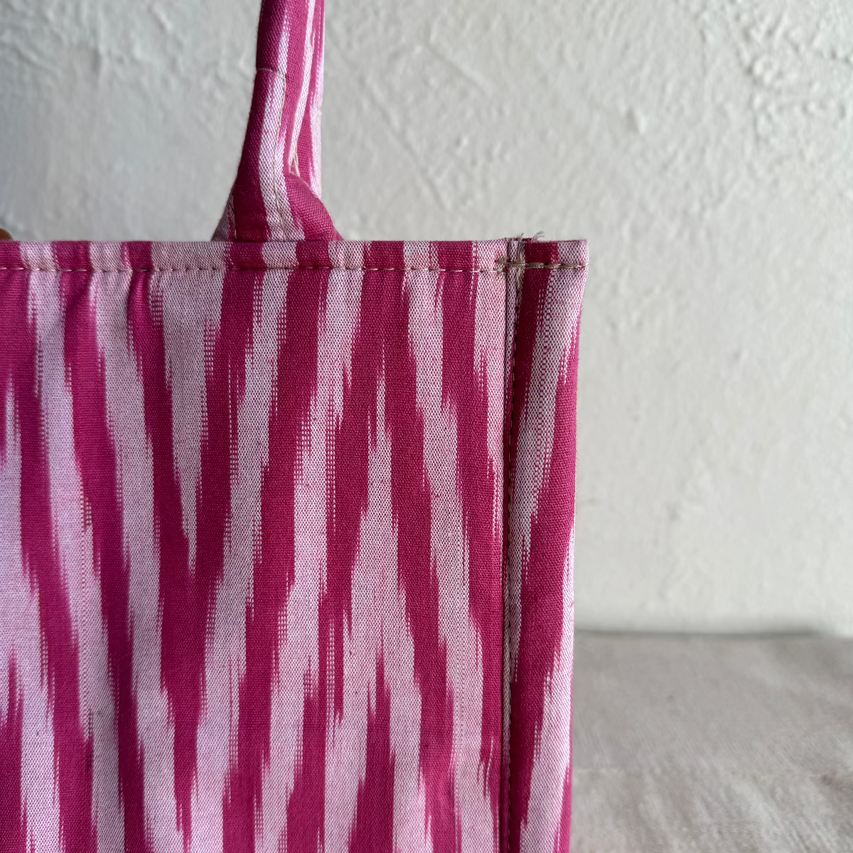 Small Square Silk Ikat Purse from Uzbekistan Tote Fergana Aziz