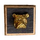 Trace Mayer "Bourbon Barrel Frame with Bulldog" Museum Bee Museum Bees Trace Mayer Antiques