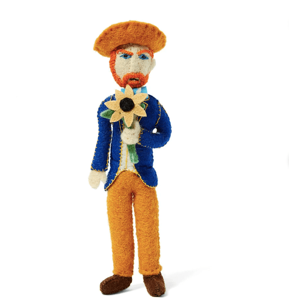 "Vincent Van Gogh" Felt Ornament Silk Road Bazaar