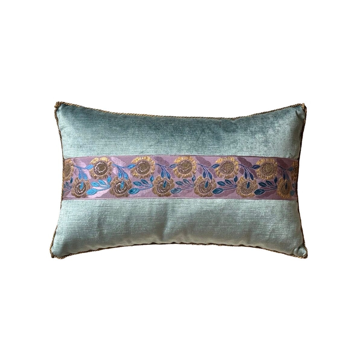 Vintage Metallic Ribbon (#M052224A&B | 11 x 17.5") New Pillows B. Viz Design