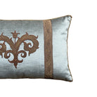 Vintage Turkish Gold Metallic Embroidery (#A100624 A&B | 11 1/4 z 18") New Pillows B. Viz Design