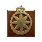 Wooden Frame with Horse Brass | (4" wide x 1") Art Museum Bees