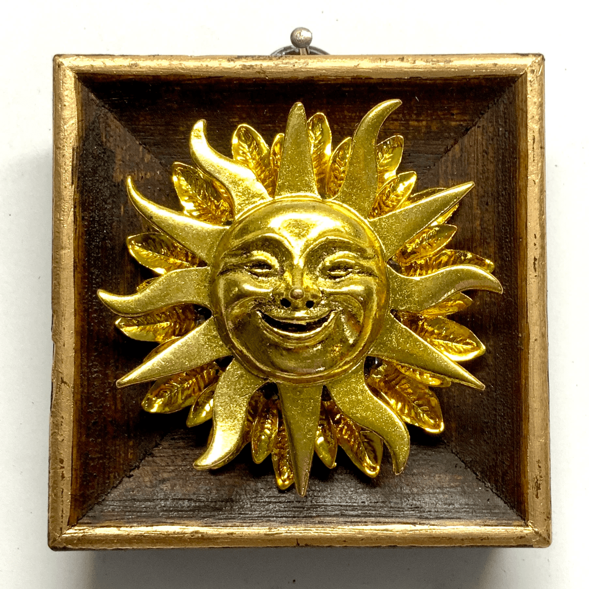 Wooden Frame with Sun | 2 3/4 x 1" Museum Bees Museum Bees