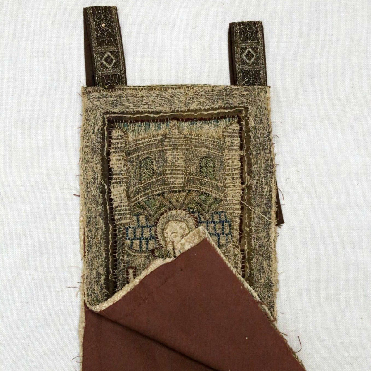 15th C. Ecclesiastic Panel Antique Textile Rebecca Vizard