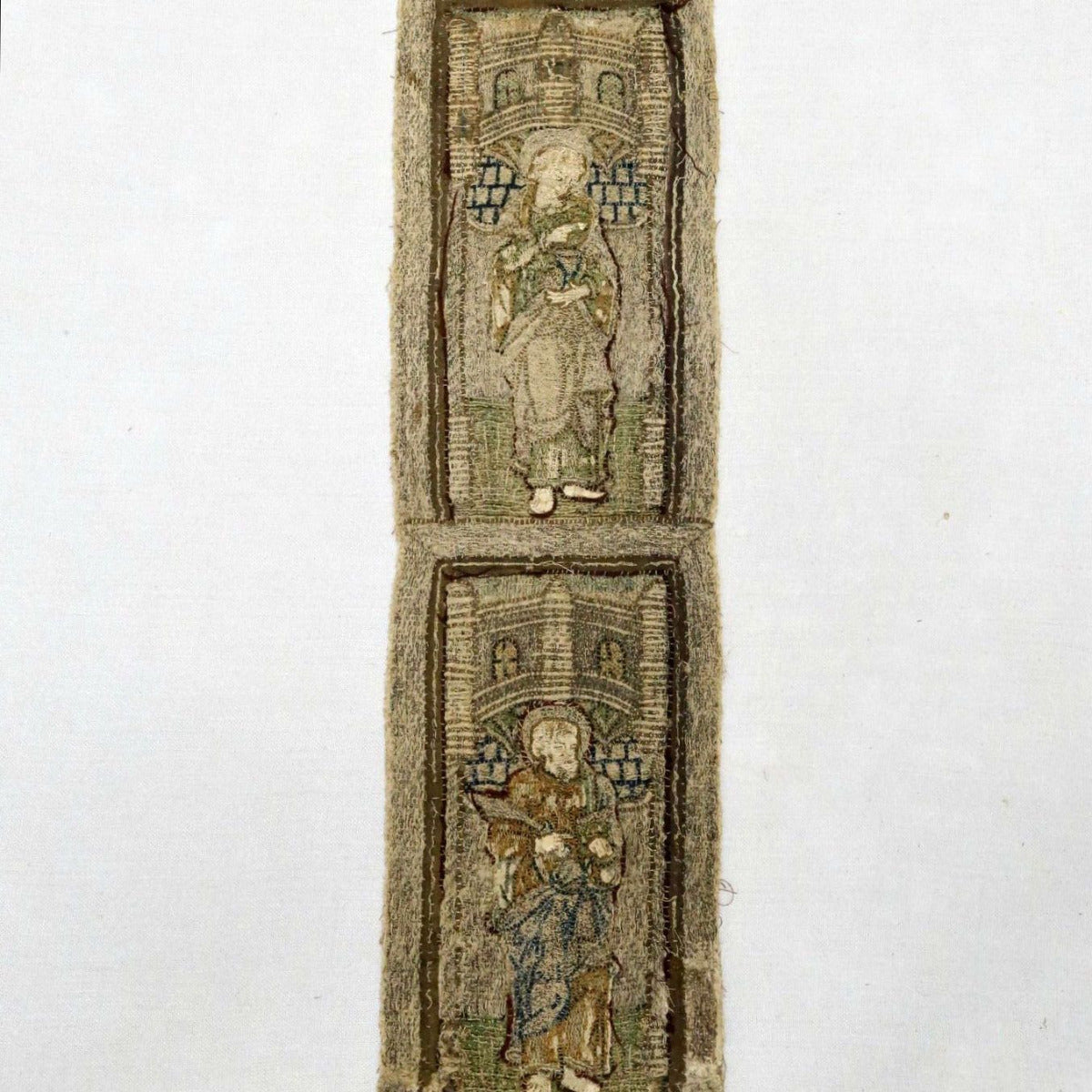 15th C. Ecclesiastic Panel Antique Textile Rebecca Vizard