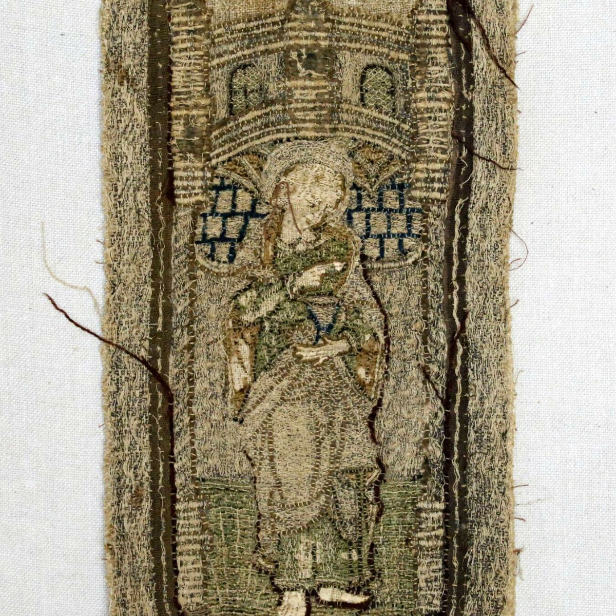 15th C. Ecclesiastic Panel Antique Textile Rebecca Vizard B 