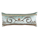 Antique European Raised Dark Gold Metallic Pillow (#E051723 | 12"x29") New Pillows B. Viz Design