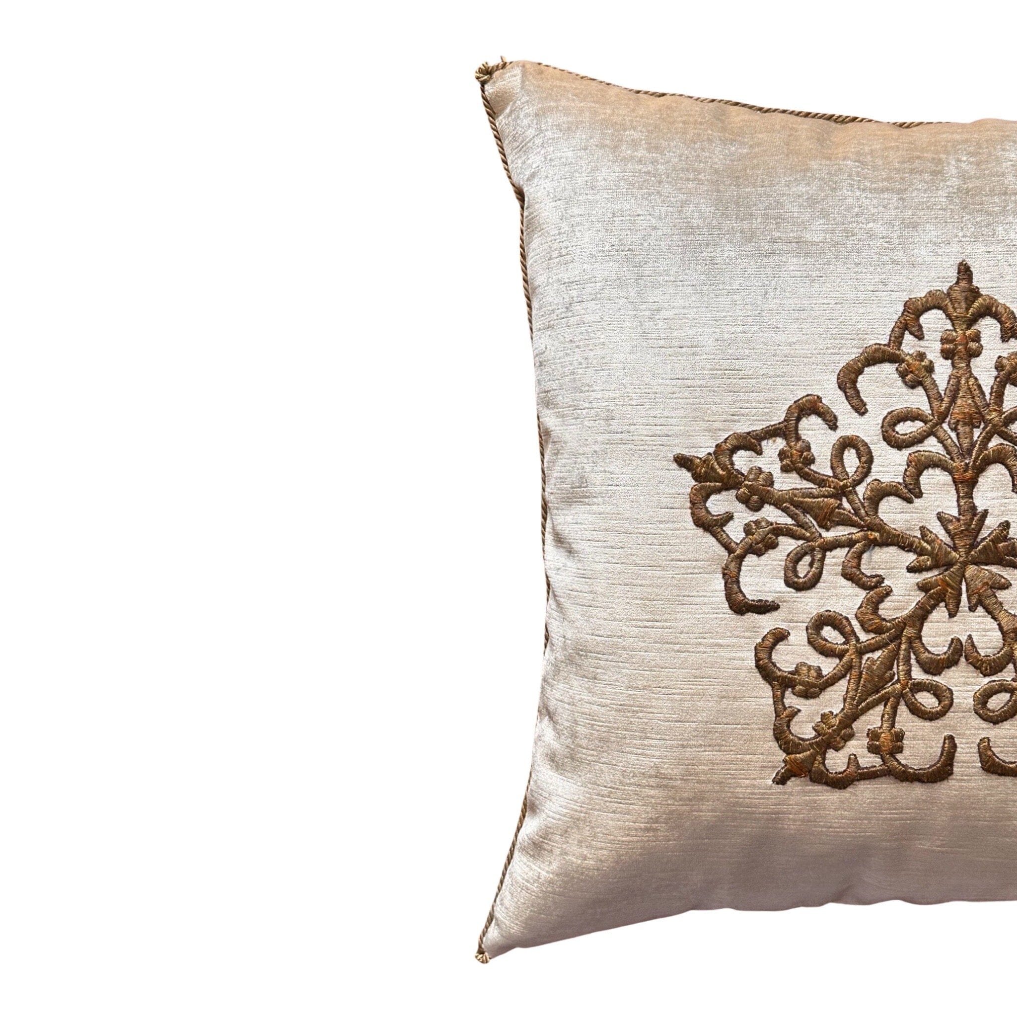 Antique Ottoman Empire Embroidery (#E061723 | 20 x 20") B. Viz Design