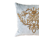 Antique Ottoman Empire Raised Gold Metallic Embroidery (#E021523 | 20 x 21) New Pillows B. Viz Design