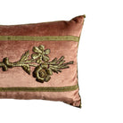Antique Ottoman Raised Gold Metallic Embroidery (E061423 | 12"x19") Pillow B. Viz Design