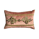 Antique Ottoman Raised Gold Metallic Embroidery (E061423 | 12"x19") Pillow B. Viz Design