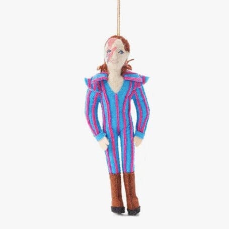 "David Bowie" Felt Ornament Ornament Silk Road Bazaar