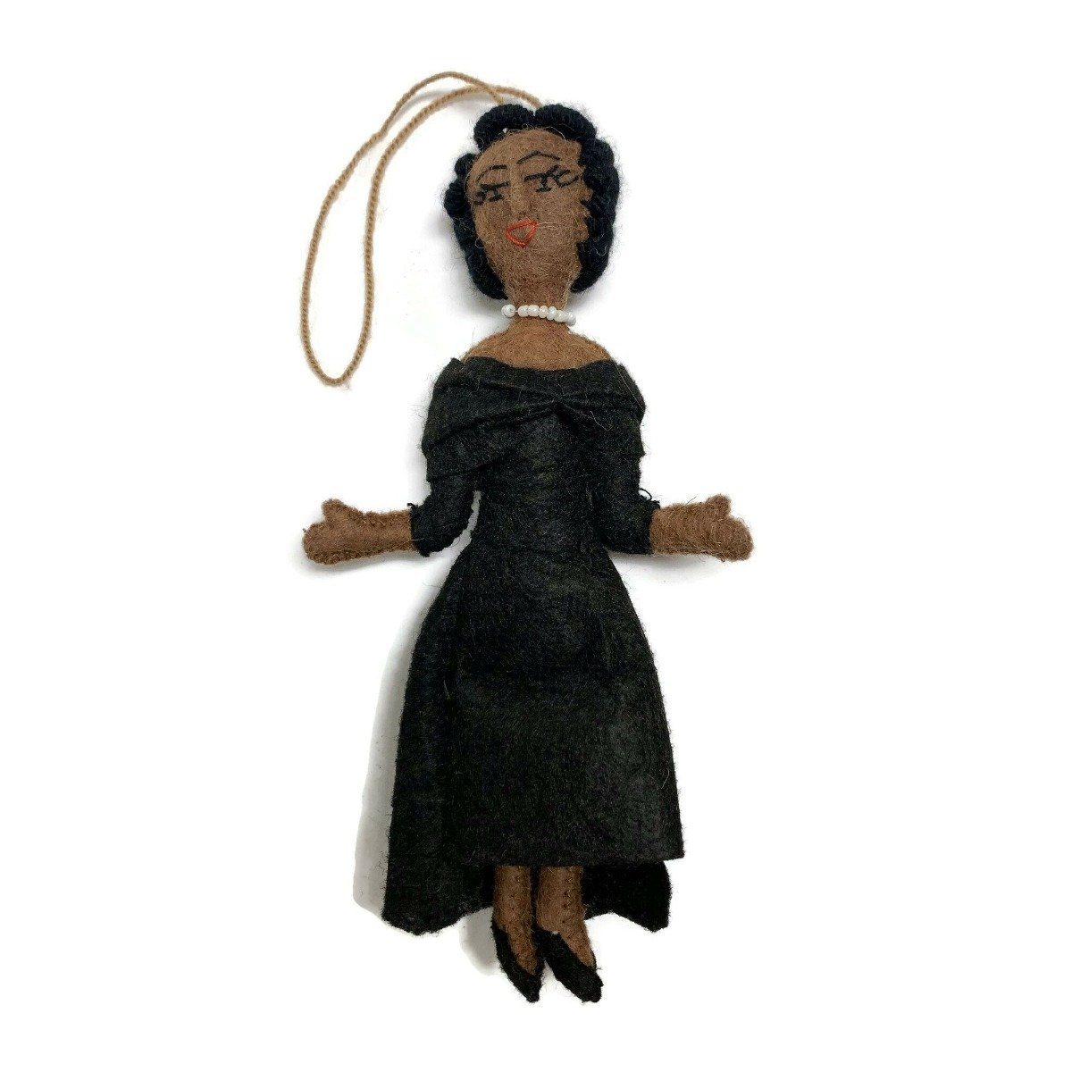 "Ella Fitzgerald" Felt Ornament Ornament Silk Road Bazar