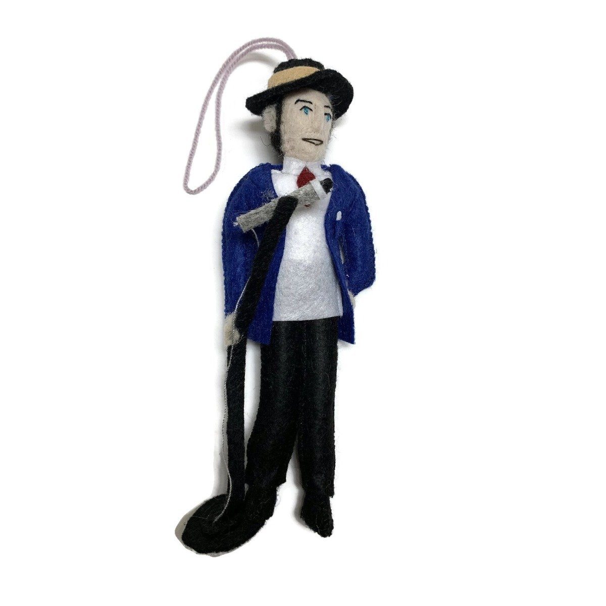 "Frank Sinatra" Felt Ornament Ornament Silk Road Bazar