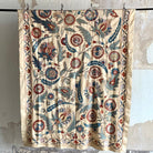 Hand Stitched All Silk Suzani (CSSU230522 | 60 3/4 x 80 3/4") Suzani Aziz Suzani