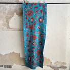 Hand Stitched All Silk Suzani (CSSU240422 | 30 x 124") Suzani Aziz Suzani