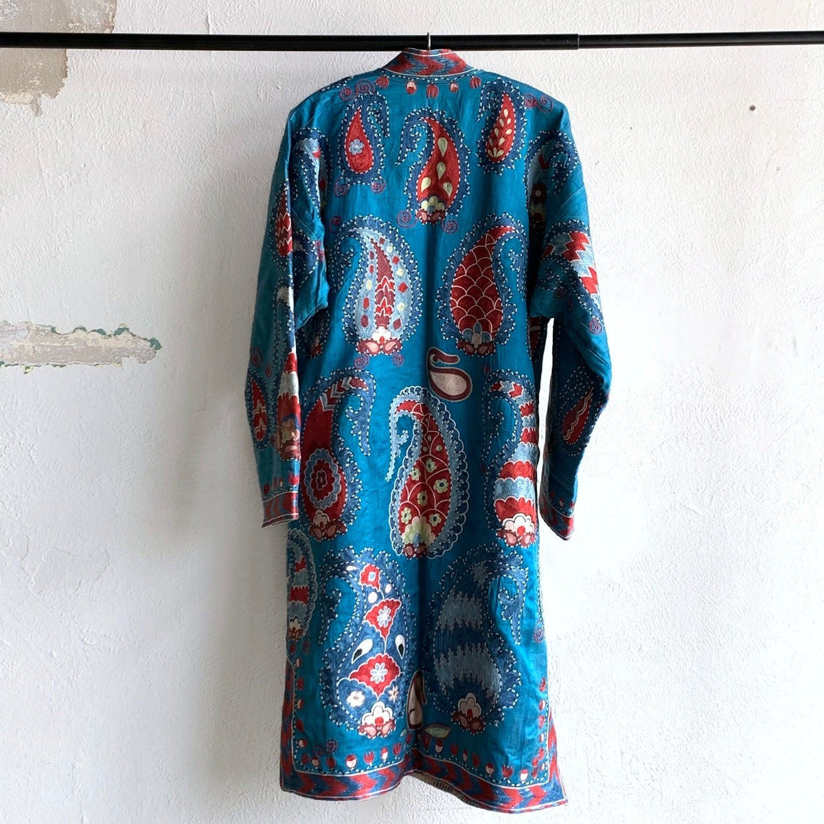 Hand-Stitched Suzani Coat from Uzbekistan Coat Aziz Suzani