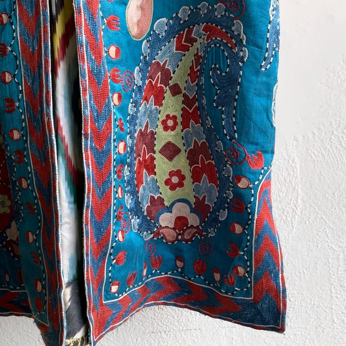 Hand-Stitched Suzani Coat from Uzbekistan Coat Aziz Suzani