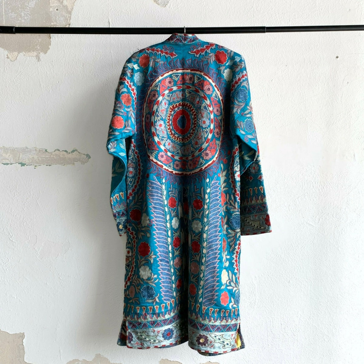 Hand-Stitched Suzani Coat from Uzbekistan Coat Aziz Suzani