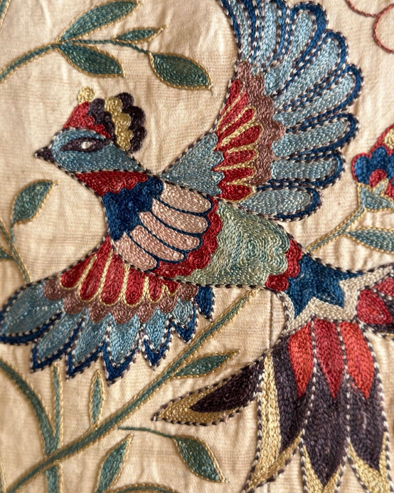 Hand Stitched Suzani (CSSU062123 | 89 x 60") Suzani Aziz Suzani